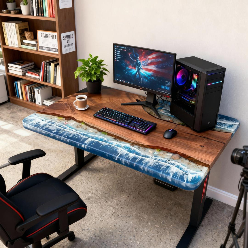 Paysage des marées d'Azur