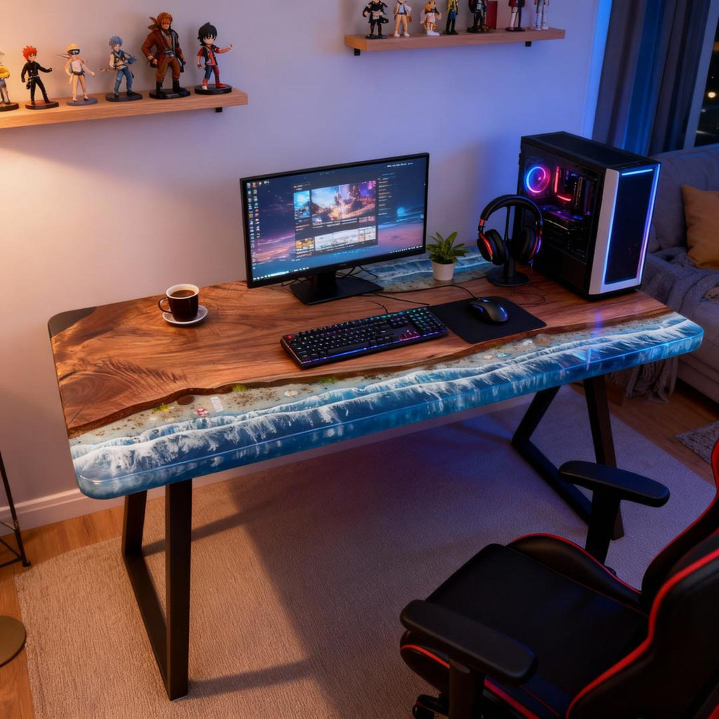 Paysage des marées d'Azur