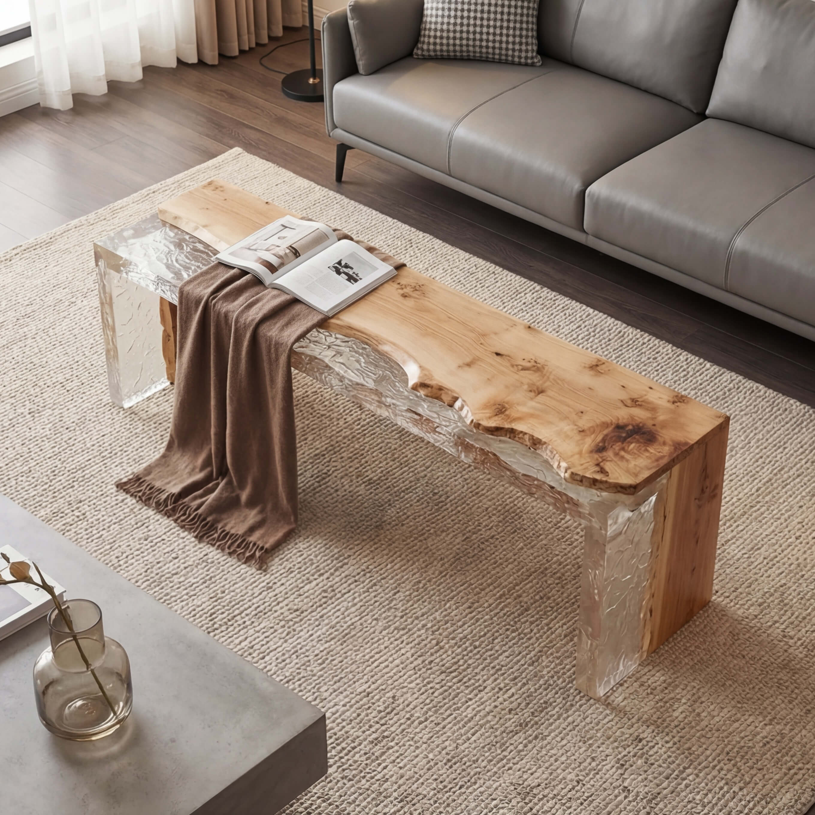 Bois de peuplier cristallin