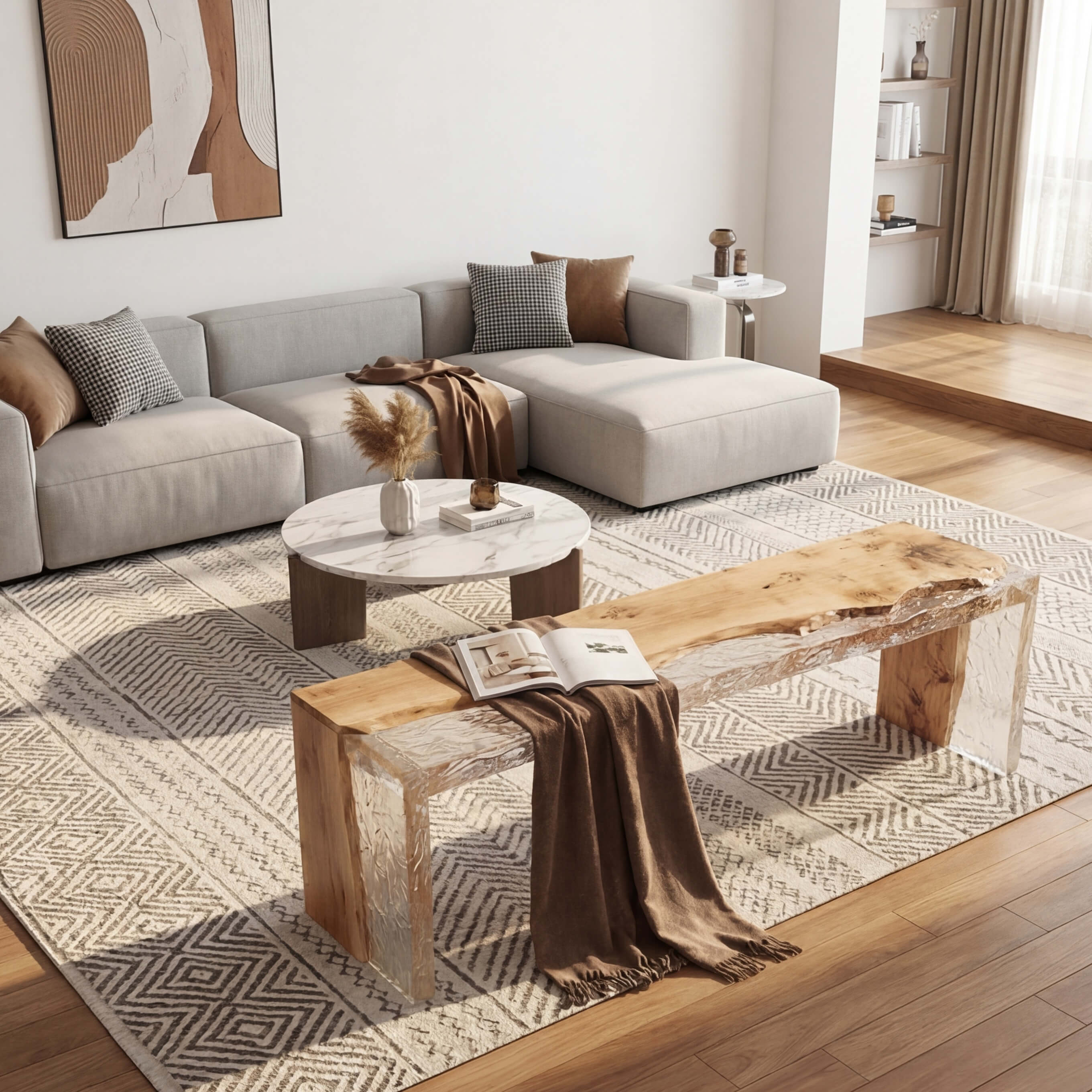 Bois de peuplier cristallin