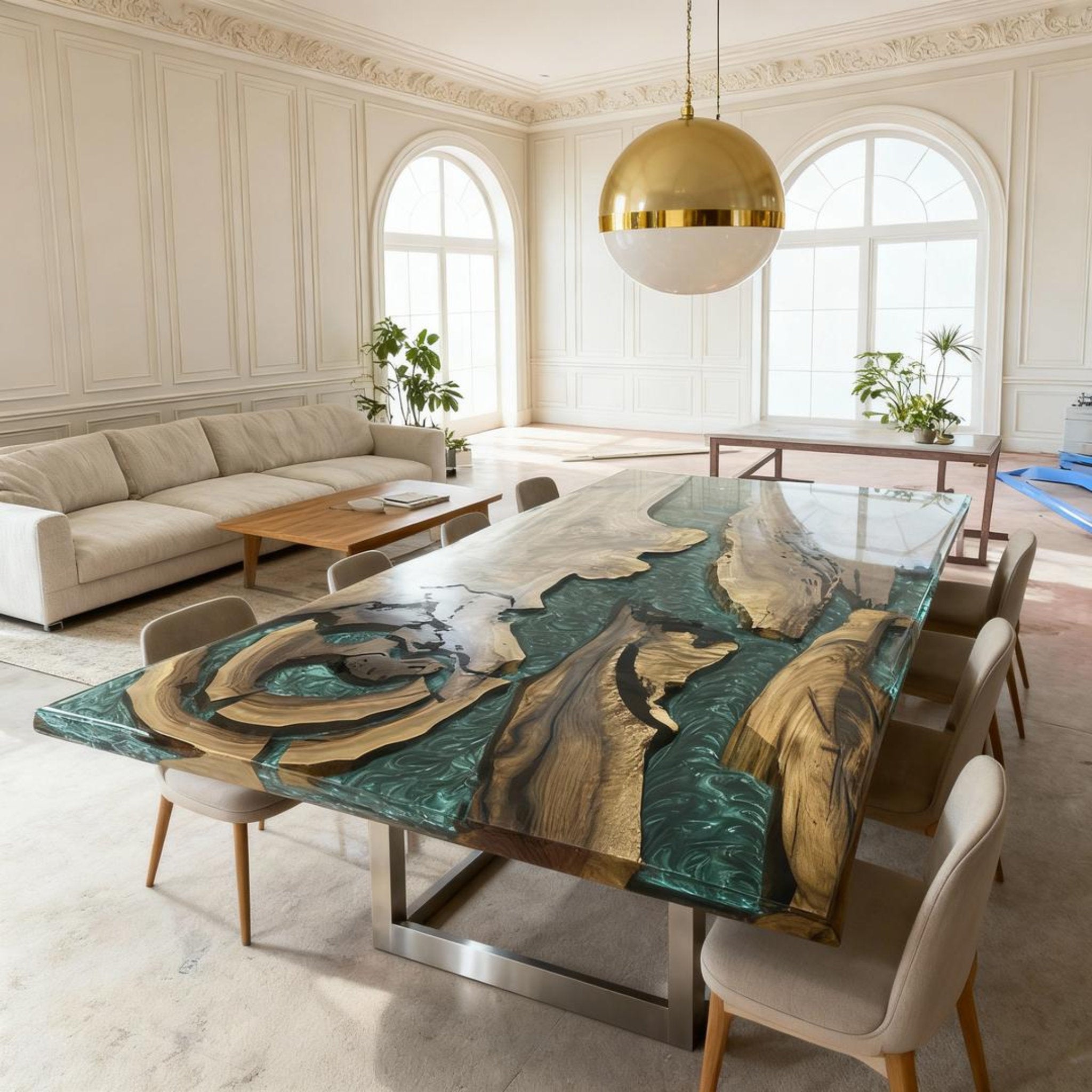 Rivière turquoise émeraude