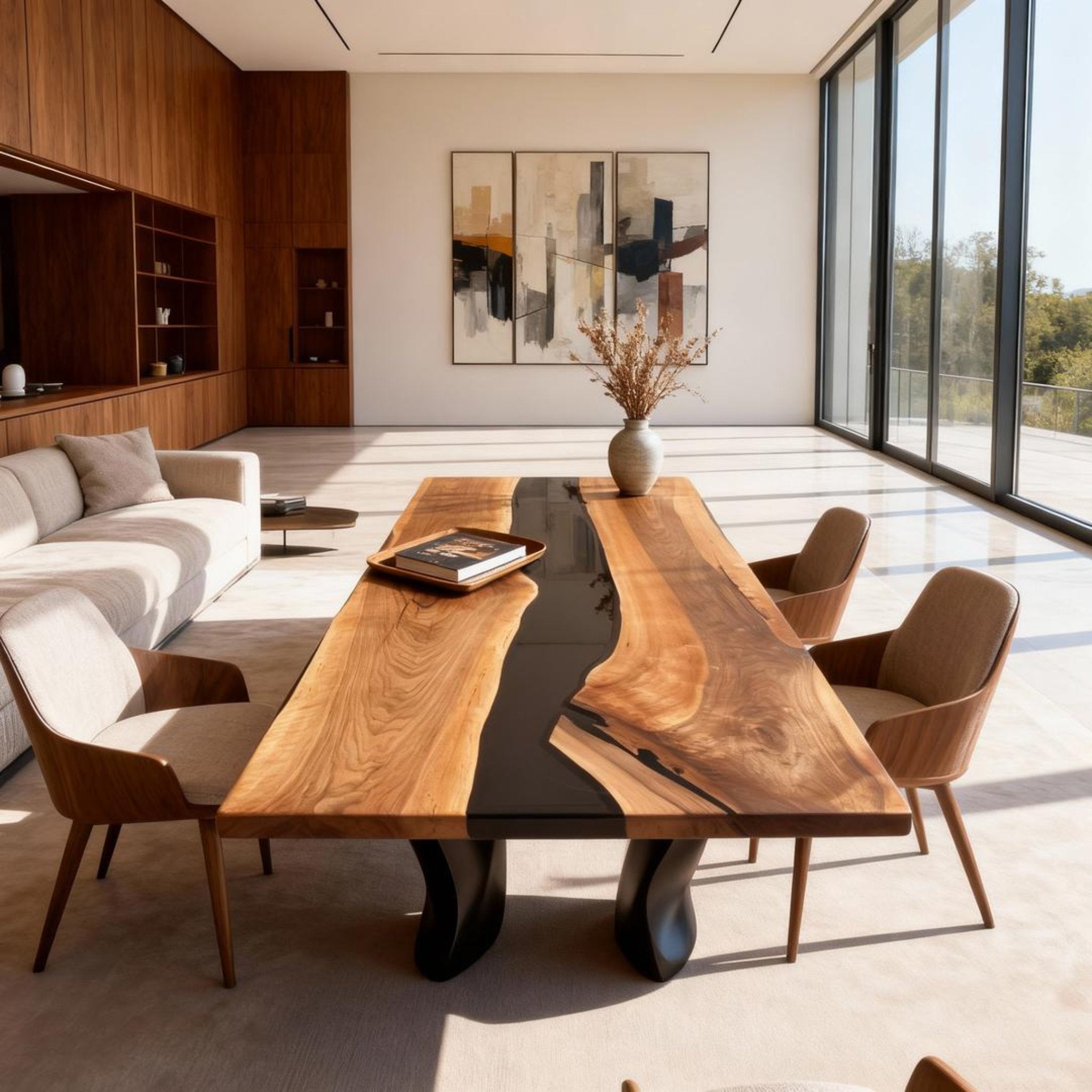 Rivière de velours noir