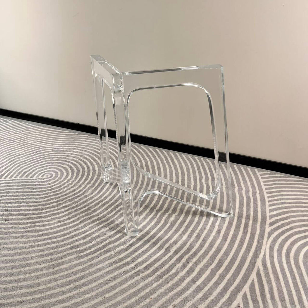 Pieds de table papillon en acrylique transparent EAT-18